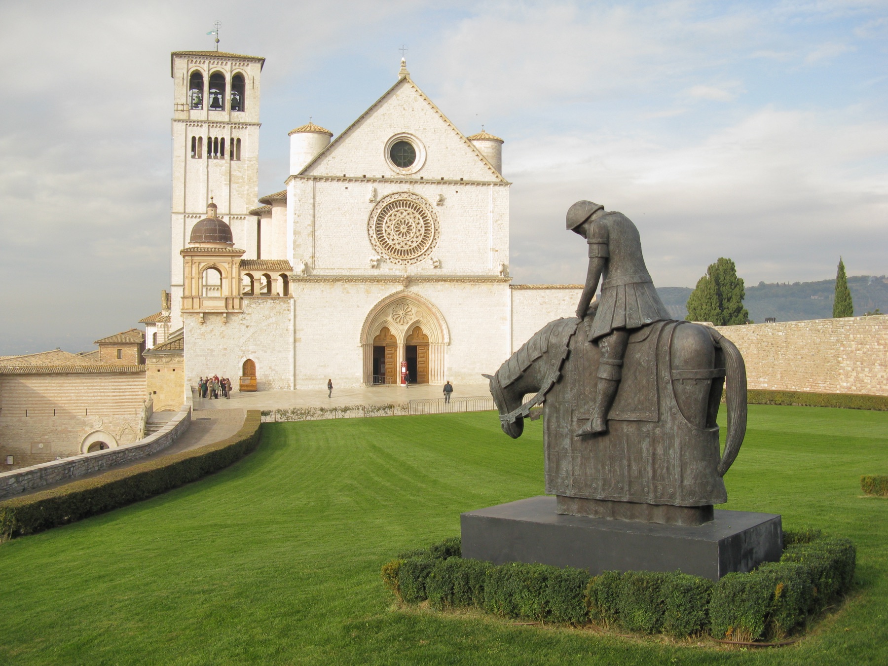 Fachada de la basilica de San Francisco de Asis
