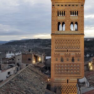 Torre mudejar de El Salvador, en Teruel