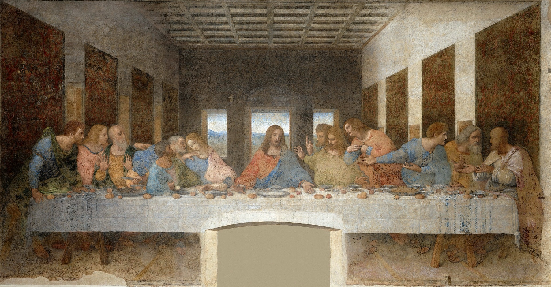 La Última Cena de Leonardo da Vinci en Santa Maria delle Grazie, Milán